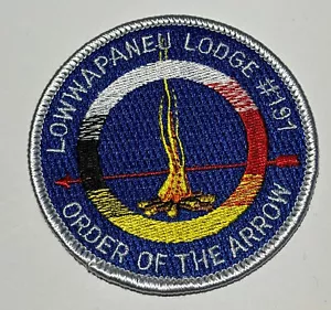 OA Lodge 191 Lowwapane Pennsylvania Odd Shape Patch Boy Scout XJ3 - Picture 1 of 1
