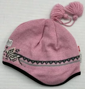 BNWOT DALE of NORWAY Beanie VINTAGE New Wool Knit Cap DuPont Teflon Ear Flap Hat - Picture 1 of 24