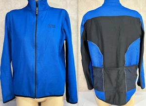 Giacca ciclismo Gore Bike Wear Windstopper foderata calda zip grande blu - Foto 1 di 14