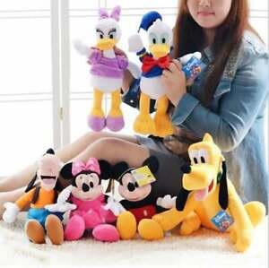 6pc/lot 30cm Mickey and Minnie Mouse,Donald duck and daisy duck,GOoFy dog,Pluto 