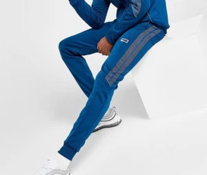 McKenzie Crash Poly Herren HOSE stilvolle Jogger - BLAU - Größe M (32") - Bild 1 von 5
