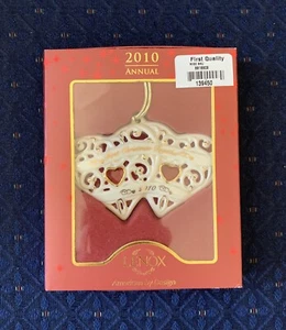 NEU Lenox 2010 Together for Christmas Herzschmuck 1. Qualität - Bild 1 von 2