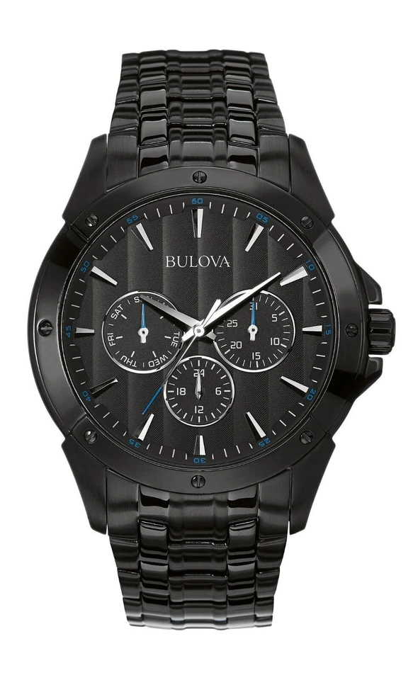 Bulova 98C121 Multifunction Classic Men's Watch - Black