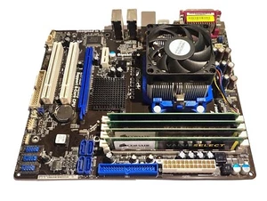 AMD Phenom II X4 CPU, ASRock N68-GE3 Mainboard, 16GB RAM - Bild 1 von 2