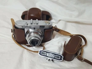 Vintage Voigtlander VITO B 35 mm Kamera Farb-Skopar Objektiv mit Etui UNGETESTET/FÜR TEILE? - Bild 1 von 12