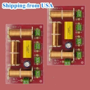 2 Stück 4-Wege 3-Wege Höhen + Mitteltöner + Dual Bass Lautsprecher Frequenzweiche Teiler 200 W - Bild 1 von 8