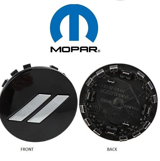 11-19 DODGE CHALLENGER CHARGER 20" WHEEL CENTER CAP GLOSS BLACK SINGLE OEM MOPAR - Image 1 of 1