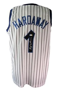 Camiseta deportiva blanca autografiada de Anfernee Penny Hardaway personalizada de Orlando Magic PSA/ADN - Imagen 1 de 5