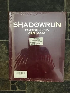 Shadowrun Forbidden Arcana Limited Edition Hardback Book ** NEW + SEALED ** - Picture 1 of 4