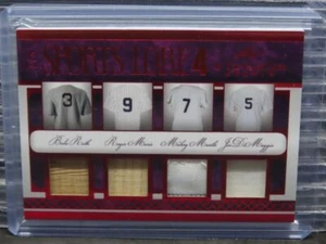 2022 Leaf ITGU Babe Ruth Mantle Maris DiMaggio Sports Lore Jersey Bat Relic #2/3 - Picture 1 of 2