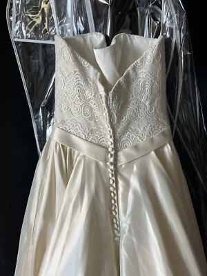 Vestido de novia Allure 2754 en marfil talla 8 $350 nuevo con etiquetas sin tirantes (vestido de muestra) Foto 1 de 4