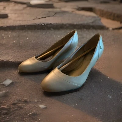 New LifeStride Women's Dreams Mid Heel Wedge Pumps Stone Size 9.5 W - NIB - Image 1 of 4