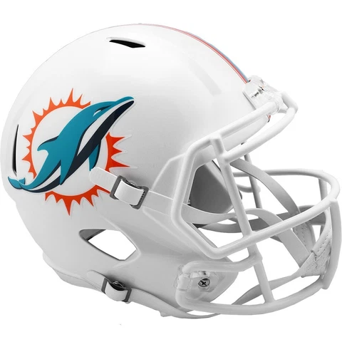 MIAMI DOLPHINS Riddell Speed NFL Full Size Replica Football Helmet Cover