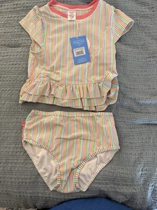 RuffleButts Girl 2-Piece Swimsuit Size 8 - Picture 1 of 3
