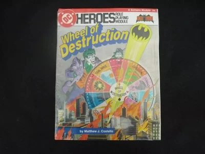 DC Heroes Wheel of Destruction Role Playing Game  (B1) Sealed joker batman - Image 1 of 2