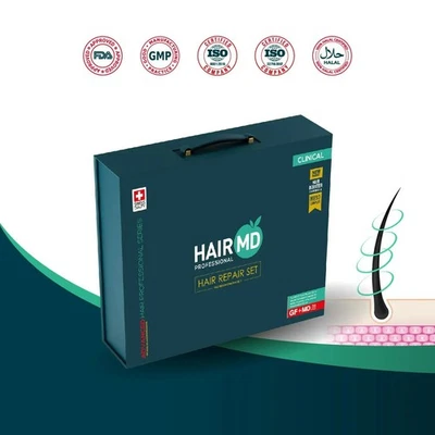 THE MOSSI LONDON HairMd Post-Transplant Hair Repair Set 3 Month Exclusive Hair Repair Treatment
