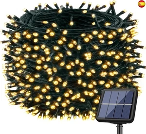  bitjam Guirnaldas Luces Exterior Solar, 22+2M 220 LED Luces Solares Led  - Imagen 1 de 6