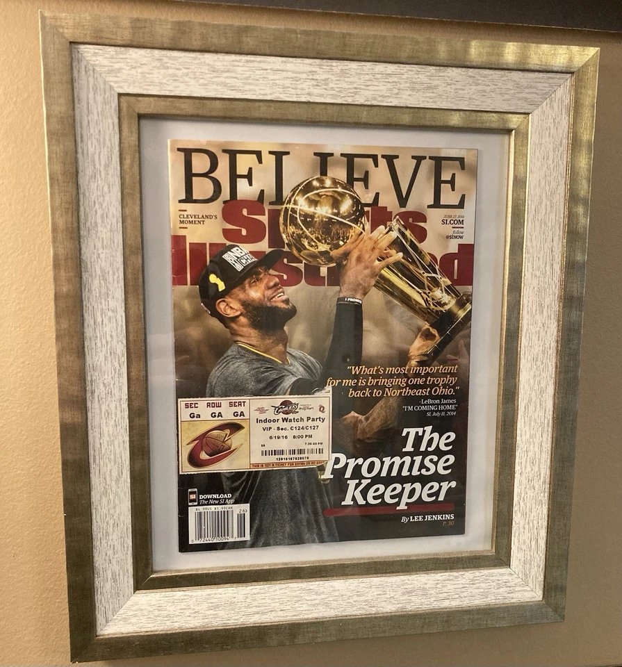 Sports Illustrated 27 de junio de 2016 LeBron James Cleveland Cavaliers Campeones de la NBA Foto 1 de 2