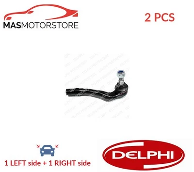TRACK ROD END RACK END PAIR FRONT DELPHI TA2031 2PCS I NEW OE REPLACEMENT - Image 1 of 4