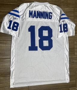 Peyton Manning Indianapolis Colts Super Bowl XLI Reebok White Jersey Size 54 2XL - Picture 1 of 4