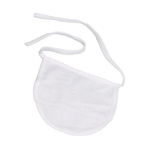 Copri Trachea Collo Bianco Doppio Strato Lunghezza Regolabile Tracheotomia Polvere - Foto 1 di 24