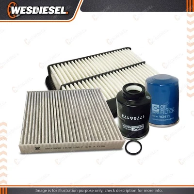 Wesfil Filter Service Kit fits Mitsubishi ASX XA XB XC Outlander ZJ ZK ZL - image 1 of 2