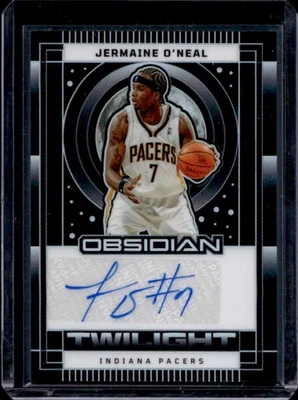 2024-25 Obsidian Jermaine O'Neal Twilight Signatures Auto #140/149 Pacers Foto 1 de 2