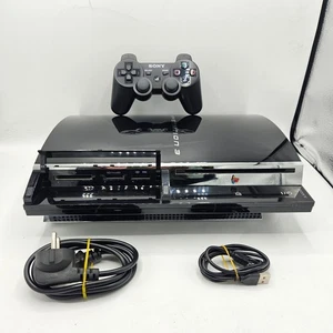 Sony PlayStation 3 Cechc04 - 60GB Console - Retrocompatibile Ps1 Ps2 Ps3 funzion - Foto 1 di 15