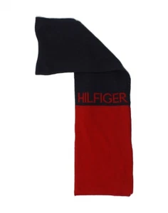 TOMMY HILFIGER Niños Gráfico Rectángulo Bufanda Talla Única Rojo Bloque de Color I206 - Imagen 1 de 3