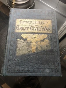 Bildliche Geschichte des großen Bürgerkriegs Buch von John Laird Wilson 1881 erste Ausgabe - Bild 1 von 16