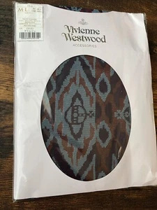 Medias Vivienne Westwood Japón Pantimedias Ikat Carmesí Talla M-L - Imagen 1 de 3