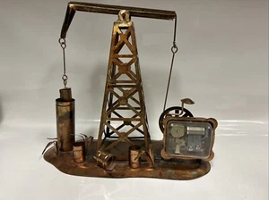 Spieluhr Öl Derrick, Metall Kupfer, "Deep In The Heart Of Texas" Bewegung - Bild 1 von 6