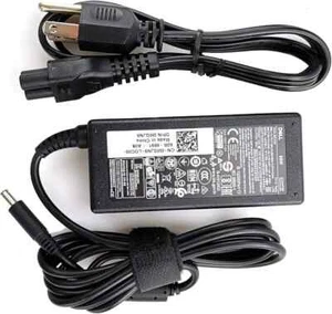 Genuine Dell Mini PIN 65W 19.5V 3.34A AC Power Supply Charger - 3040 7060 Micro - Picture 1 of 2
