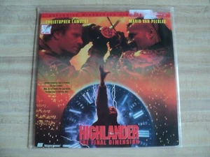 Laserdisc HIGHLANDER THE FINAL DIMENSION Christopher Lambert Mario Van Peebles - Picture 1 of 2