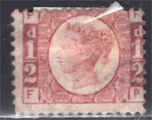 1870 half Penny bantam PL 6 FP SG 48 or SG49 Mint No gum tear at top - Picture 1 of 2