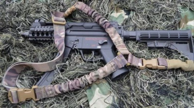 ACID TACTICAL 1 or 2 Point Single One Point Sling Gun Sling for rifles and shotguns - Woodland