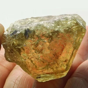 163Ct Golden Yellow Aquamarine Heliodor Crystal Facet Rough Specimen YHHL1 - Picture 1 of 3