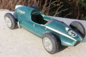 ELM TOYS FRICTION DRIVE PLASTIC COOPER RACING CAR 1950s