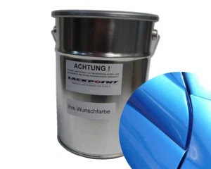 0,5 Litro Base de Agua para Pulverizar Opel 291 Azul Metalizado Pintura Lackpoin - Imagen 1 de 1