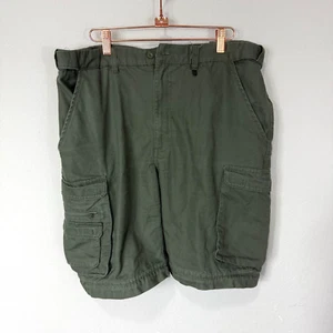 Boy Scouts Of America Shorts Mens 34 Green Classic Cargo Uniform Canvas Outdoors - Picture 1 of 13