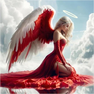 5D Diamond Painting Kits for Adults, Angel Diamond Art Kits for Beginners, DIY F - Picture 1 of 7