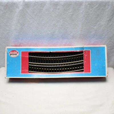 45 HO Scale Model Power AHM Tyco 18" R Curve 9" Straight Track Train Steel Brass - Image 1 of 4
