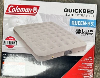Cama de aire Coleman Queen QuickBed Elite cama de aire con bomba 4D incorporada 9,5" Foto 1 de 4