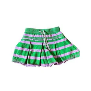 Mini Boden Purple and Green Striped Pleated Skort Size 4-5y - Picture 1 of 5