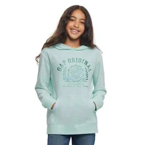 Gap Kids Hooded Sweatshirt Size XS Moonlight Jade - Picture 1 of 4