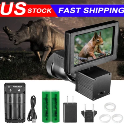 Cámaras de video infrarrojas Fire Wolf visión nocturna pantalla de 4,3 pulgadas mira siamesa EE. UU. Foto 1 de 4