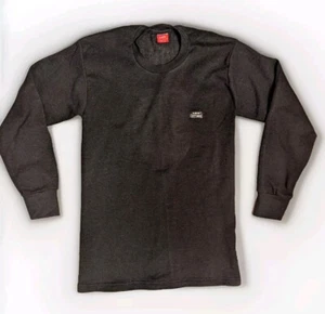 LUX COTT'S Women's Dark Gray Wool Crewneck Sweater Size Small Base layer  - Picture 1 of 6