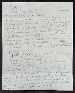 Essex Oyster Dredging 1832 Letter Regarding An Apprenticeship To George Griggs - Picture 1 of 3