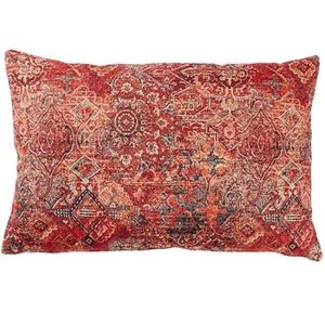 Cojín rectangular Persia Tapestry XL. Naranja y gris. Cubierta XL 23x15" - Imagen 1 de 4