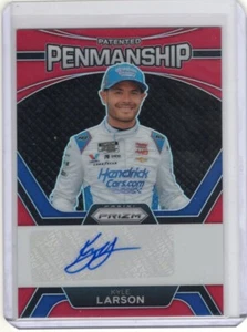 2024 Prizm #PPA-KLN Kyle Larson Patented Penmanship Red Prizm Auto 20/50 - Picture 1 of 1